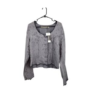 Cynthia Ashby Women's Vintage Button Front Cardigan Sweater - S